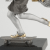 LADY ON THE MOVE - Sculpture of a contemporary woman