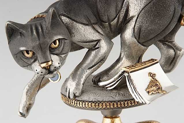 CAT & MOUSE Sculpture - Frank Meisler - Fine Art Metal