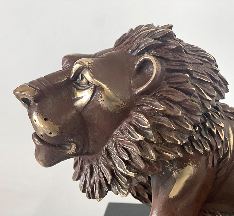 ROYAL LION (BRONZE) Sculpture - Frank Meisler - Fine Art Metal Sculptures