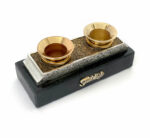 Small Textured Candle Holders