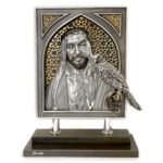 SHEIKH ZAYED WITH A FALCON